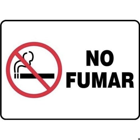 Accuform Safety Sign NO SMOKING 7 in x 10 in SHMSMK427VA